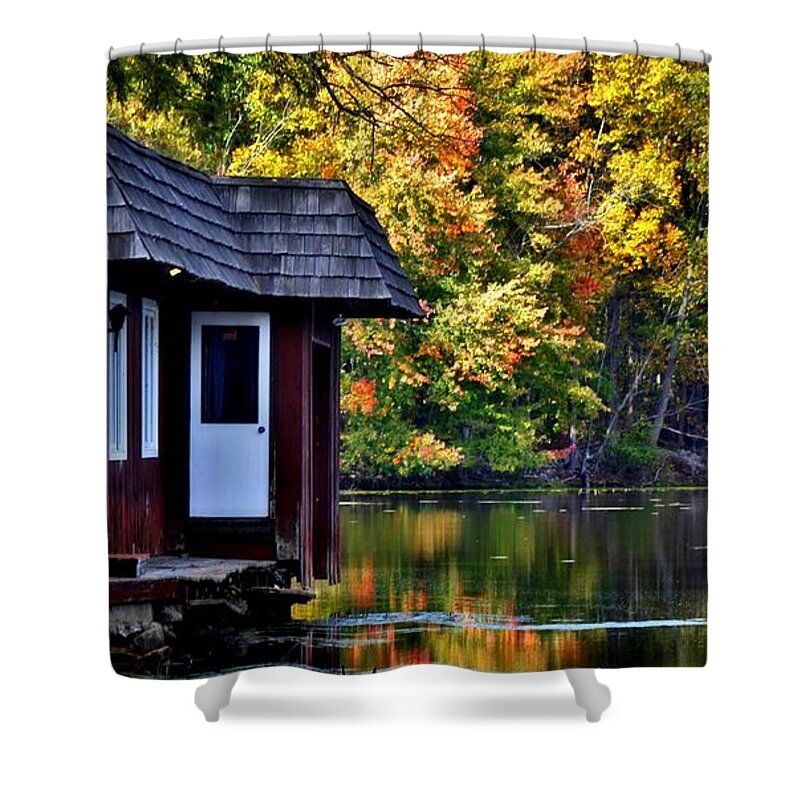 Fall Shower Curtain featuring the photograph Local Paradise by Chet B Simpson