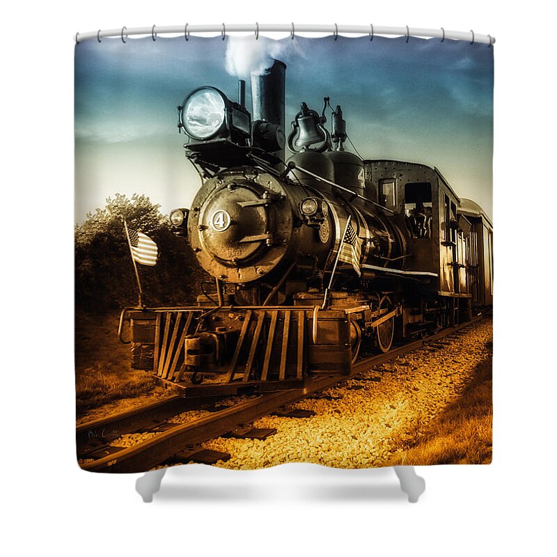Locomotive Number 4 Shower Curtain for Sale by Bob Orsillo