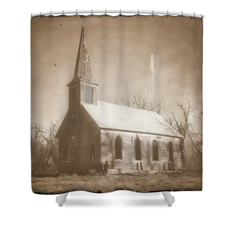 Old Shower Curtain featuring the photograph Locust Grove by Darren White