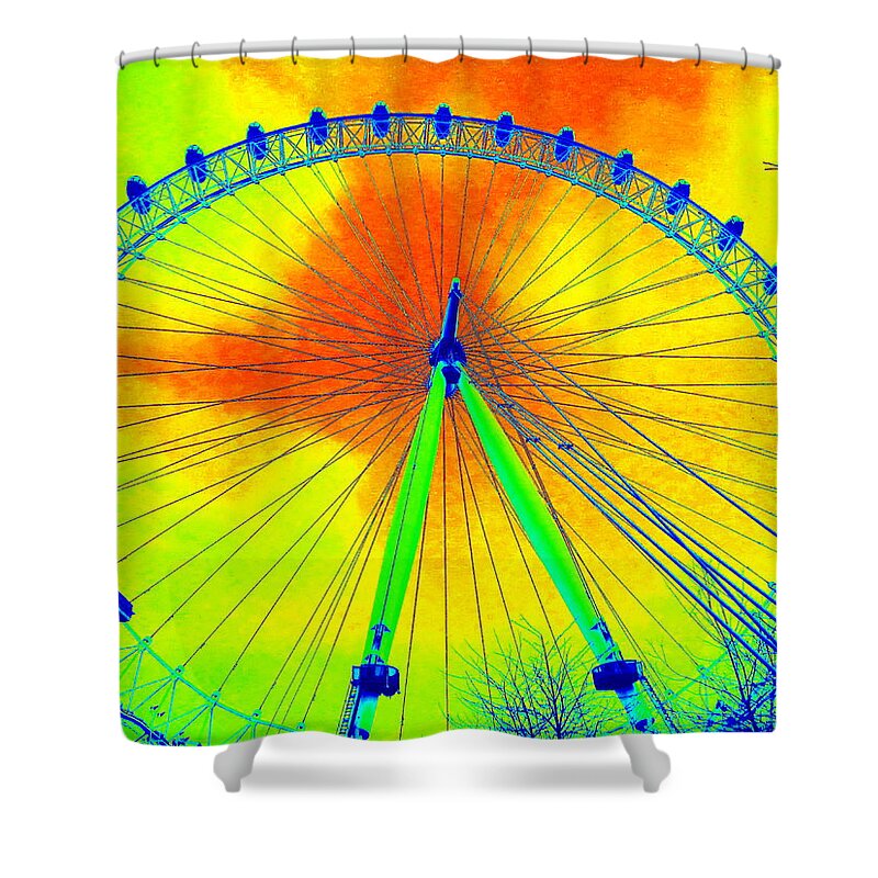 Landscape Shower Curtain featuring the photograph London Icon 6 by Gordon James