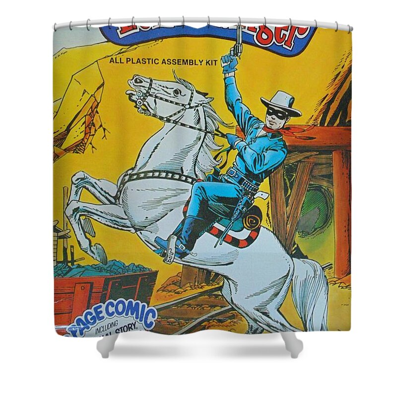 Lone Ranger Shower Curtain featuring the photograph Lone Ranger by John Malone