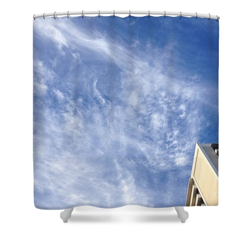  Shower Curtain featuring the photograph Look Up by Nora Boghossian