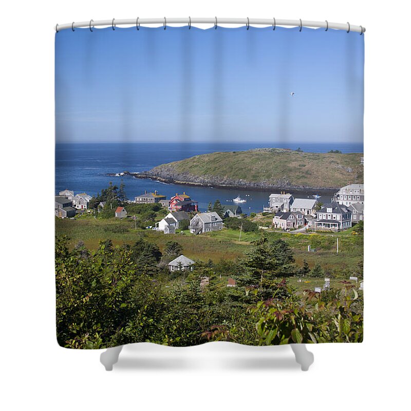 Port Shower Curtain featuring the photograph Looking To Port by Jean Macaluso