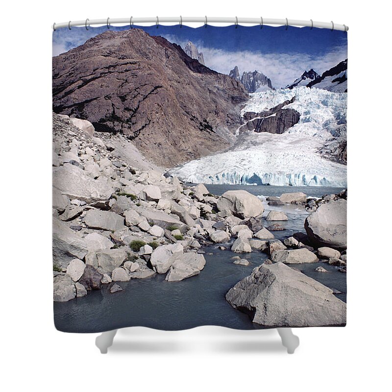 Feb0514 Shower Curtain featuring the photograph Los Glaciares Np Patagonia Argentina by Tui De Roy