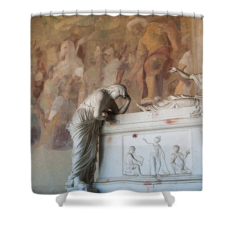 Loss Shower Curtain featuring the photograph Loss by Alex Lapidus