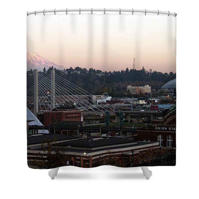 Tacoma Shower Curtain featuring the photograph Lost in a Memory by Edward Hawkins II