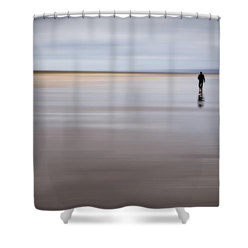 Lost Shower Curtain featuring the photograph Lost Souls 1C by Nigel R Bell