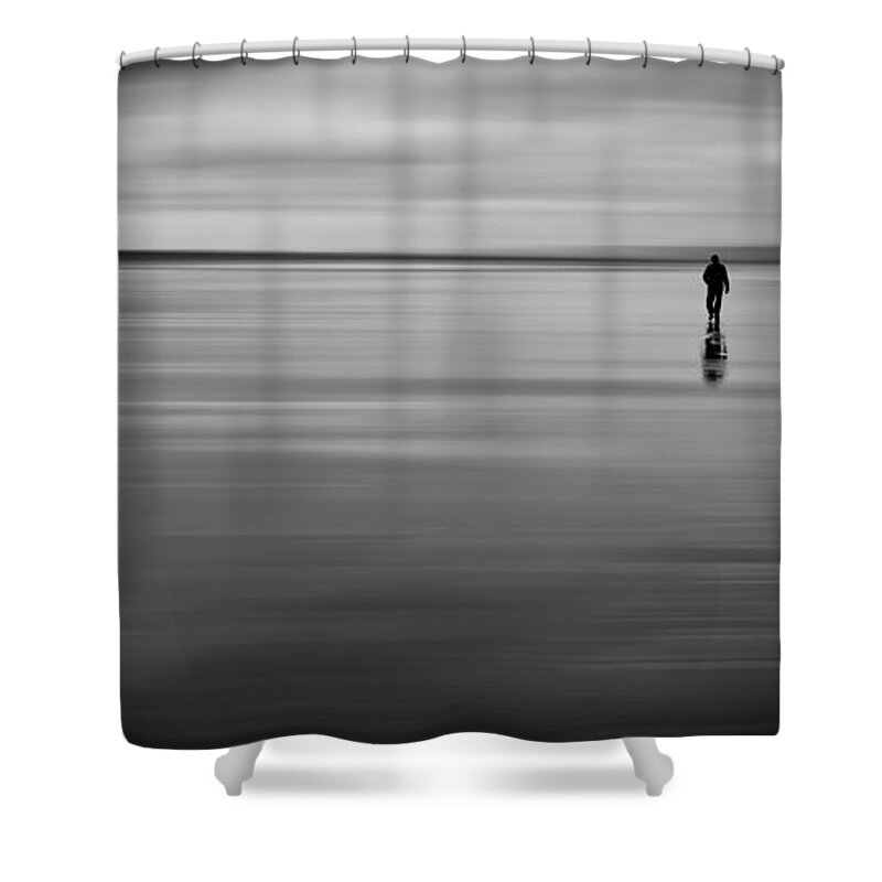 Lost Shower Curtain featuring the photograph Lost Souls 1M by Nigel R Bell
