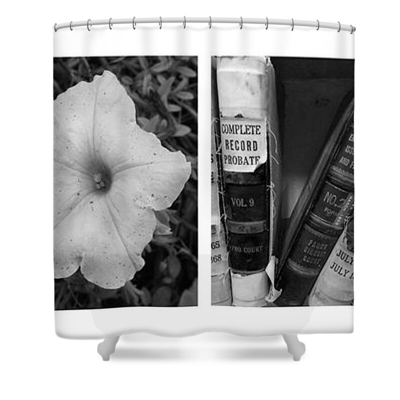 Letter Art Shower Curtain featuring the photograph Love by Kristie Bonnewell