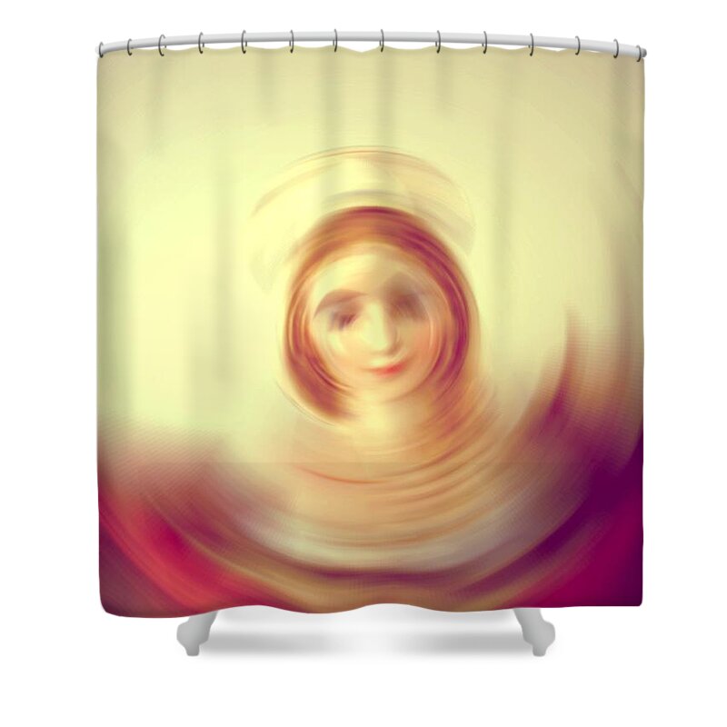 Maria Shower Curtain featuring the photograph Madonna 2 by Costanza Canali