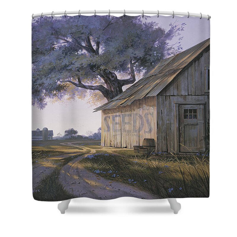 Michael Humphries Shower Curtain featuring the painting Magic Hour by Michael Humphries