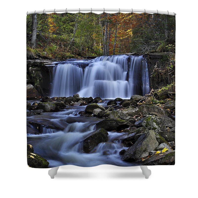 Cascade Shower Curtain featuring the photograph Magnificent waterfall by Ivan Slosar