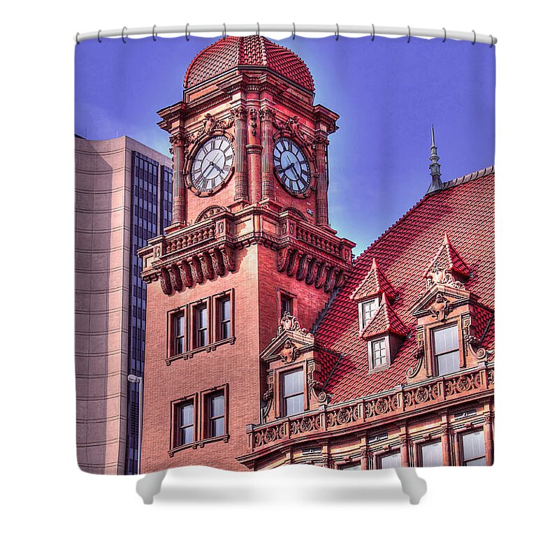 Richmond Va Shower Curtain featuring the photograph Richmond VA Main Street Station by Dave Lynch
