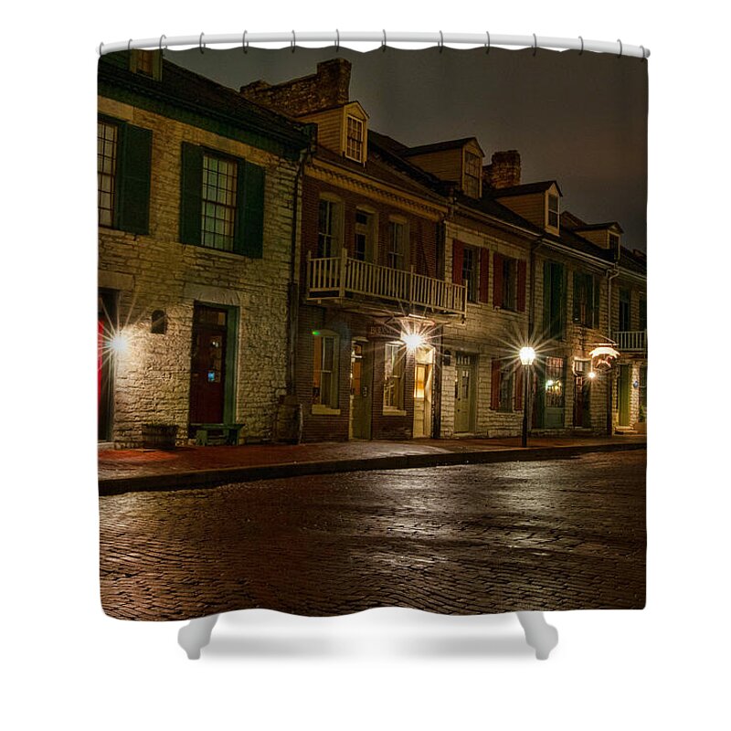 Main Street Shower Curtain featuring the photograph Main Street by Steve Stuller