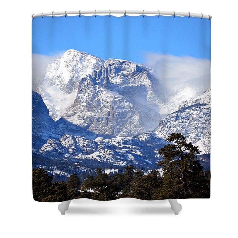 Taylor Shower Curtain featuring the photograph Majestic Mountains by Tranquil Light Photography