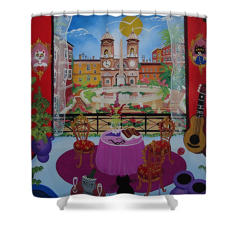 Spain Shower Curtain featuring the photograph Mallorca, Spain, 2012 Acrylic On Canvas by Herbert Hofer