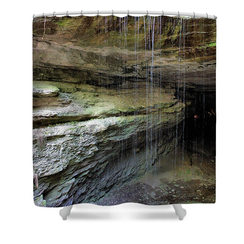Mammoth Cave Shower Curtain featuring the photograph Mammoth Cave Entrance by Kristin Elmquist