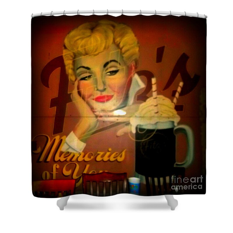  Shower Curtain featuring the photograph Marilyn and Fitz's by Kelly Awad