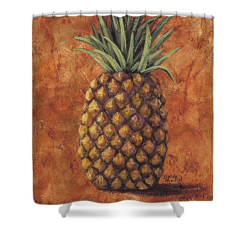 Fruit Shower Curtain featuring the painting Maui Gold by Darice Machel McGuire