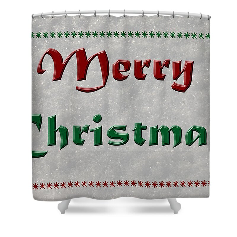 Merry Christmas Shower Curtain featuring the photograph Merry Christmas by Aimee L Maher ALM GALLERY