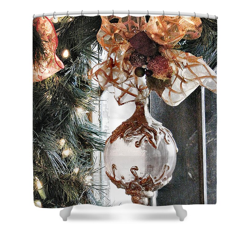 Christmas Shower Curtain featuring the photograph Merry Christmas by Rory Siegel