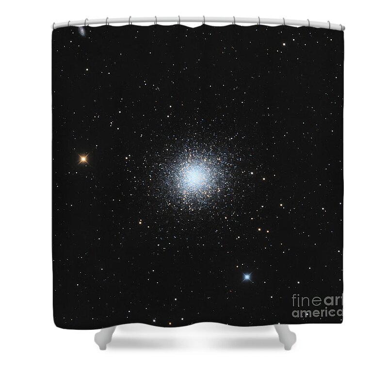 Square Image Shower Curtain featuring the photograph Messier 13, The Great Globular Cluster by Michael Miller