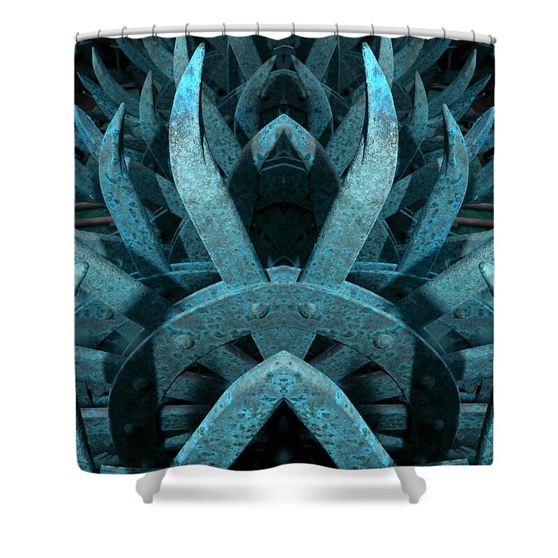 Metal Shower Curtain featuring the photograph Metal Mayhem by WB Johnston