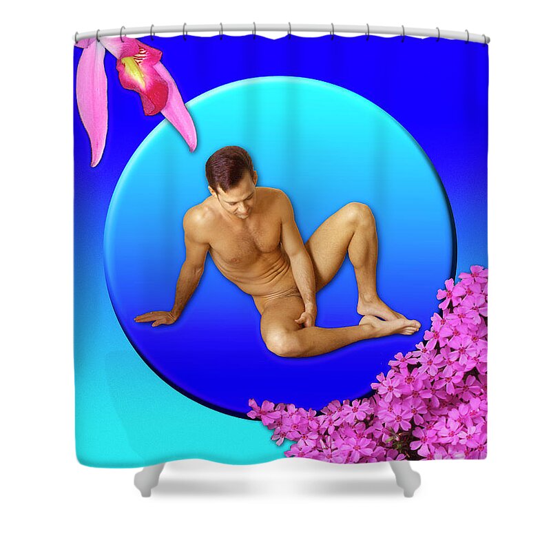 Male Shower Curtain featuring the photograph Mike L. 2-3 by Andy Shomock
