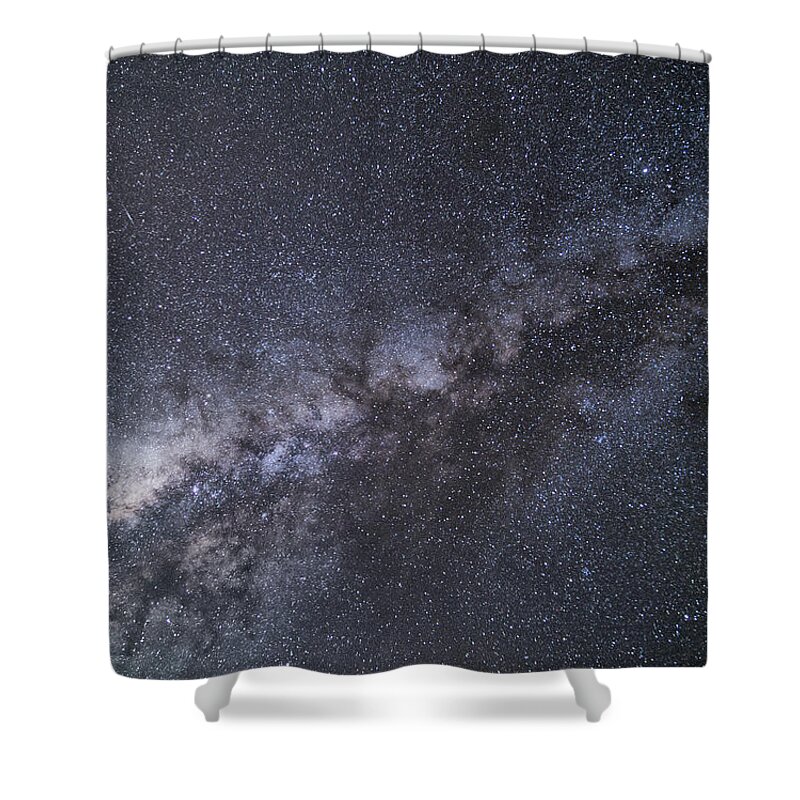 Majestic Shower Curtain featuring the photograph Milky Way From Teno by Arsenio Marrero