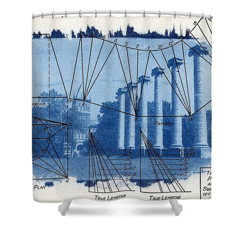 Mizzou Shower Curtain featuring the photograph Mizzou by Jane Linders