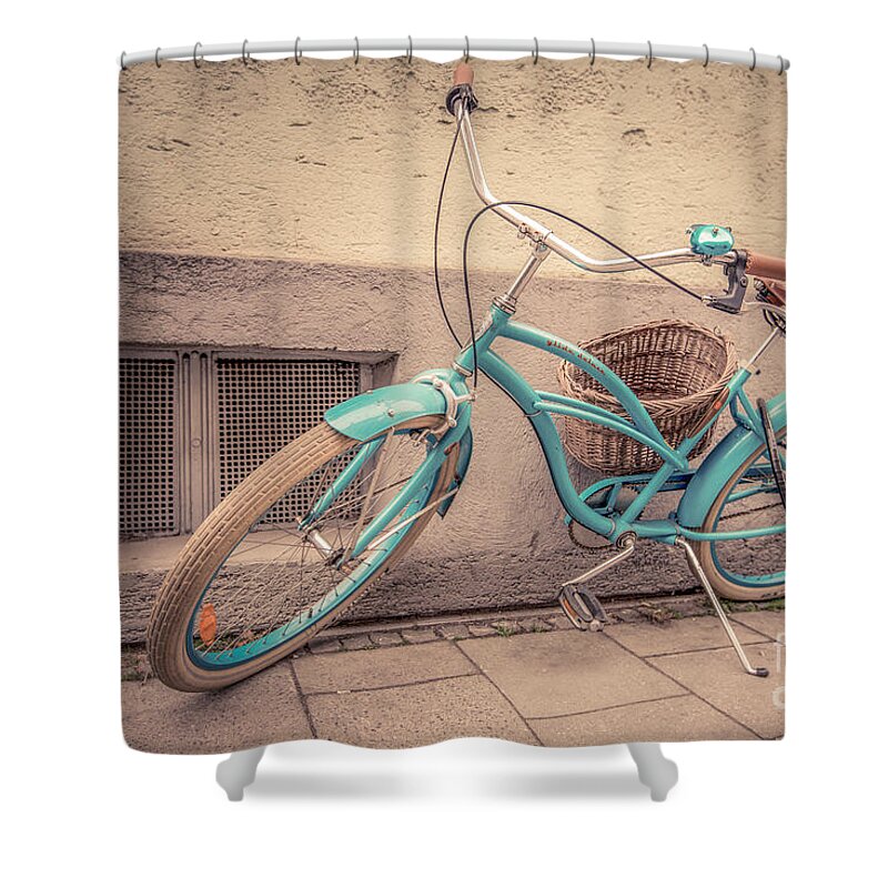 Antique Shower Curtain featuring the photograph modern retro III by Hannes Cmarits