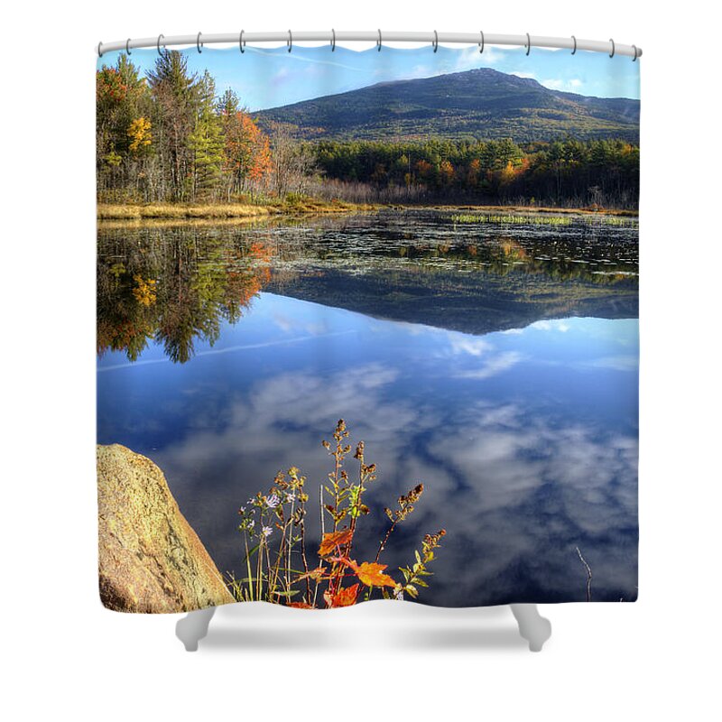 Monadnock Shower Curtain featuring the photograph Monadnock Reflections by Donna Doherty