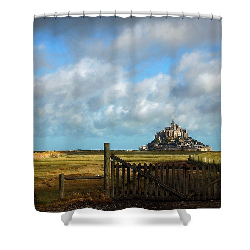 Mont Saint-michel Shower Curtain featuring the photograph Mont Saint-Michel by RicardMN Photography