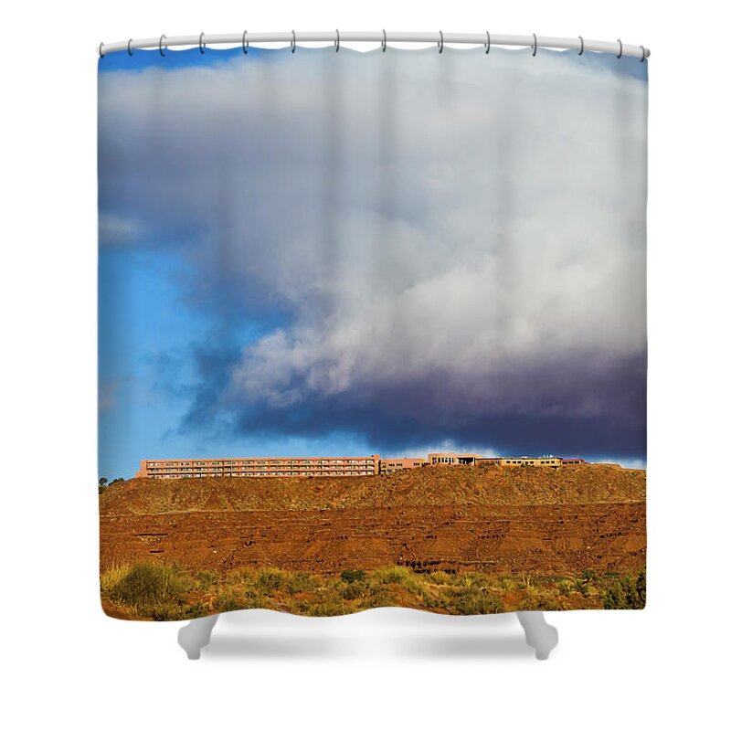 Monument Valley Utah Shower Curtain featuring the photograph Monument Valley UT 2 by Ron White
