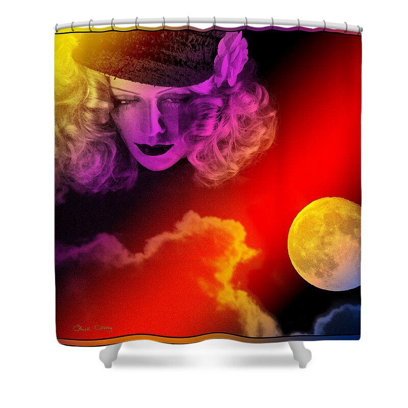 Moon Goddess Shower Curtain featuring the photograph Moon Goddess by Chuck Staley