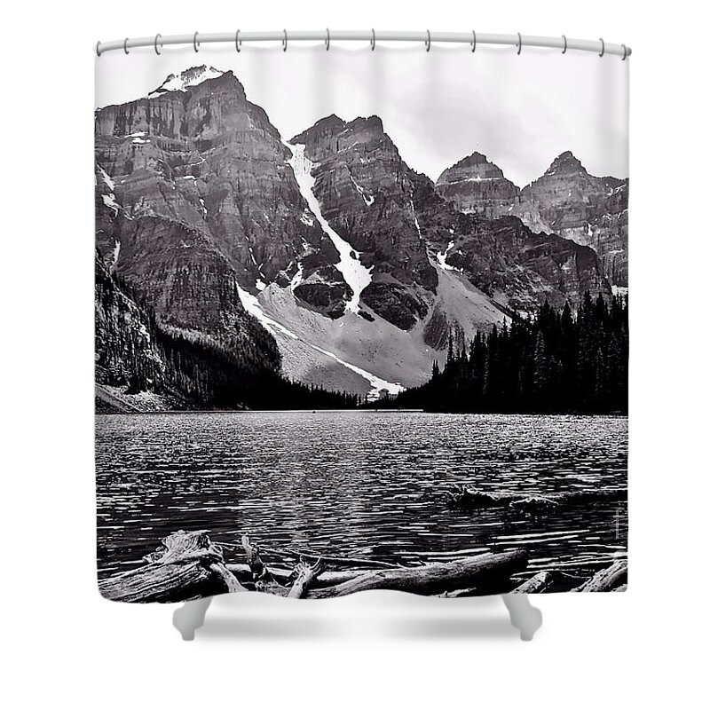 Lake Shower Curtain featuring the photograph Moraine Lake by Linda Bianic