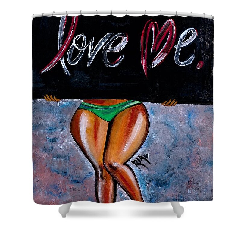 Artbyria Shower Curtain featuring the photograph More To Love by Artist RiA