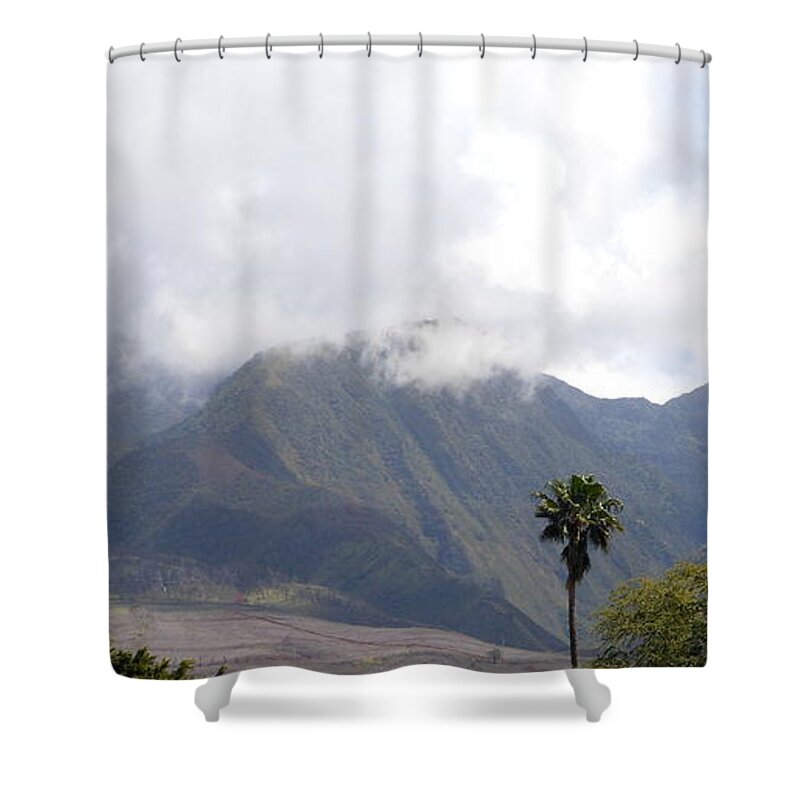 Landscape Shower Curtain featuring the photograph Morning Mist by Fred Wilson