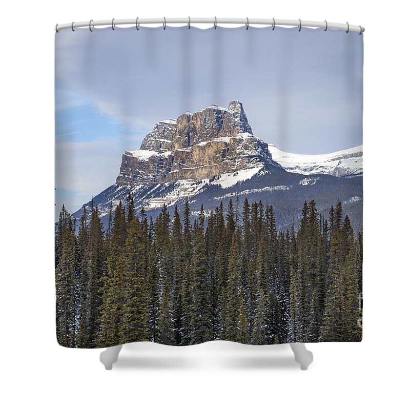 Banff Shower Curtain featuring the photograph Mountain View by Evelina Kremsdorf