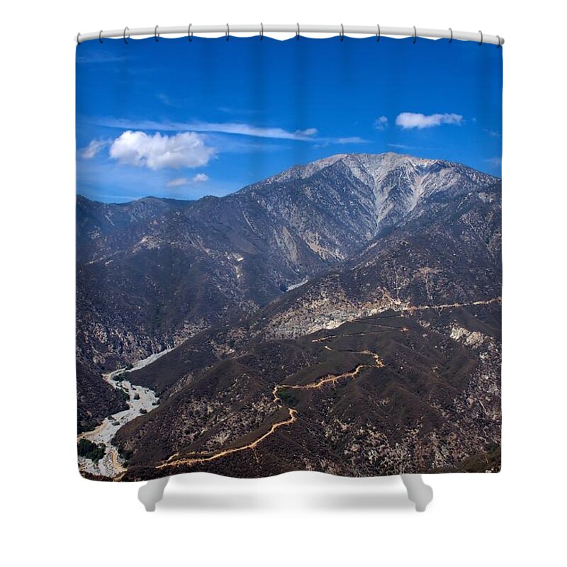 Mt Baldy Shower Curtain featuring the photograph Mt. Baldy by Michelle Joseph-Long