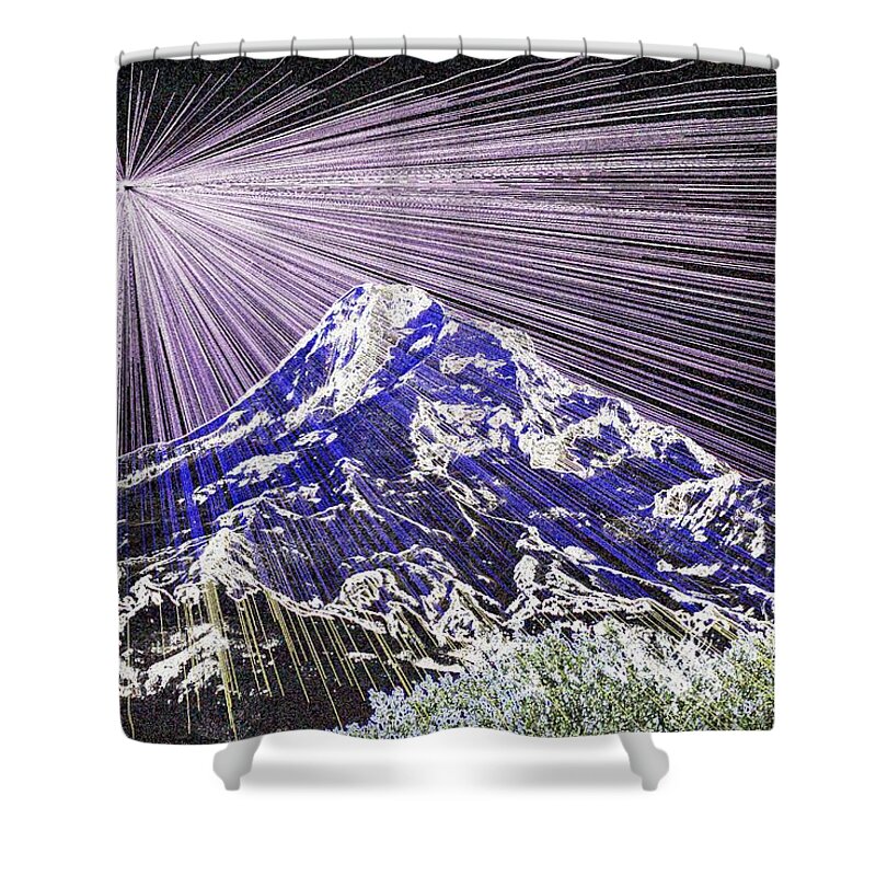 Mt Hood Shower Curtain featuring the photograph Mt Hood Oregon by Jeff Swan