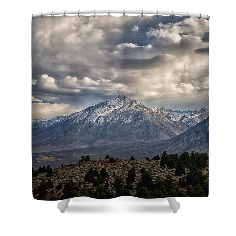 Mountains Shower Curtain featuring the photograph Mt. Tom by Cat Connor