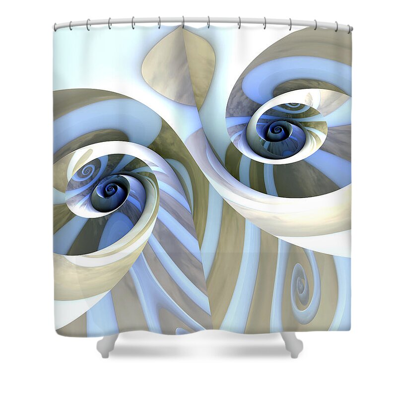 Fine Art Shower Curtain featuring the photograph Multi-Swirl by Kevin Trow