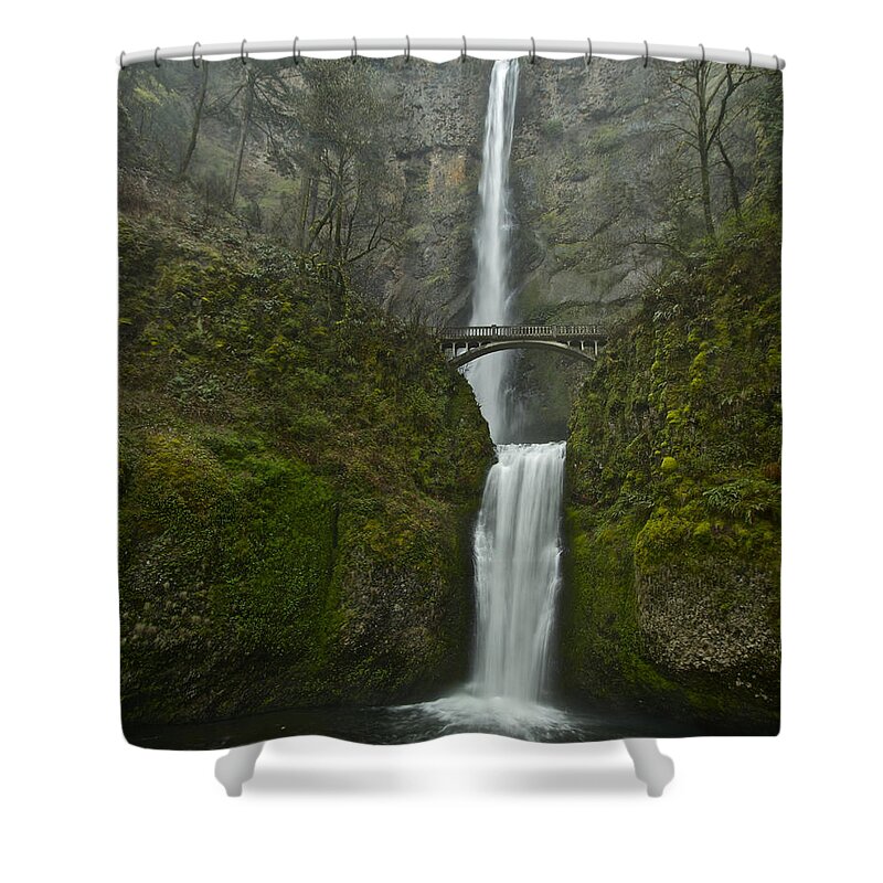 Multnomah Shower Curtain featuring the photograph Multnomah Falls 0403131 by Todd Kreuter