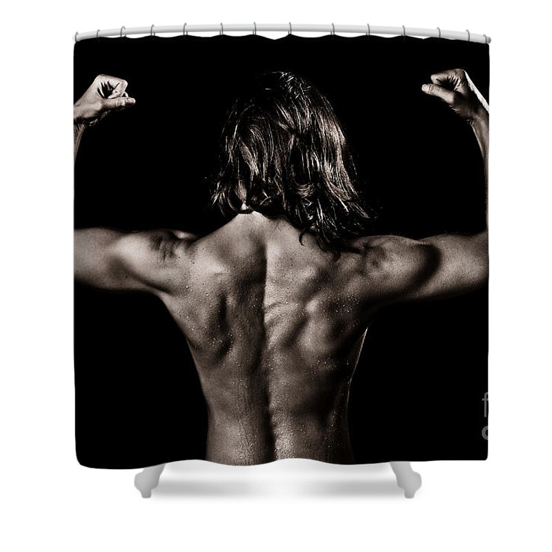 Health Shower Curtain featuring the photograph Muscles by Jt PhotoDesign