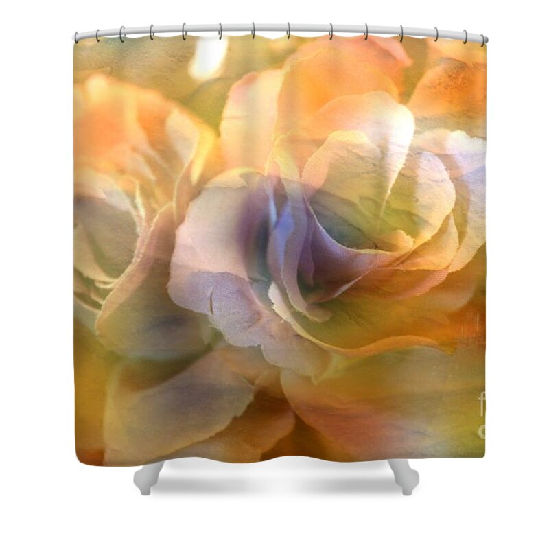 Rose Shower Curtain featuring the photograph Muted Roses by Judy Palkimas