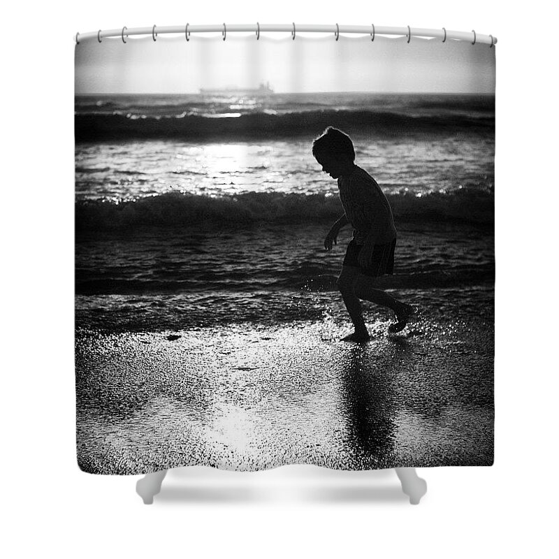  Shower Curtain featuring the photograph My Family Will Return Home In A Few by Aleck Cartwright