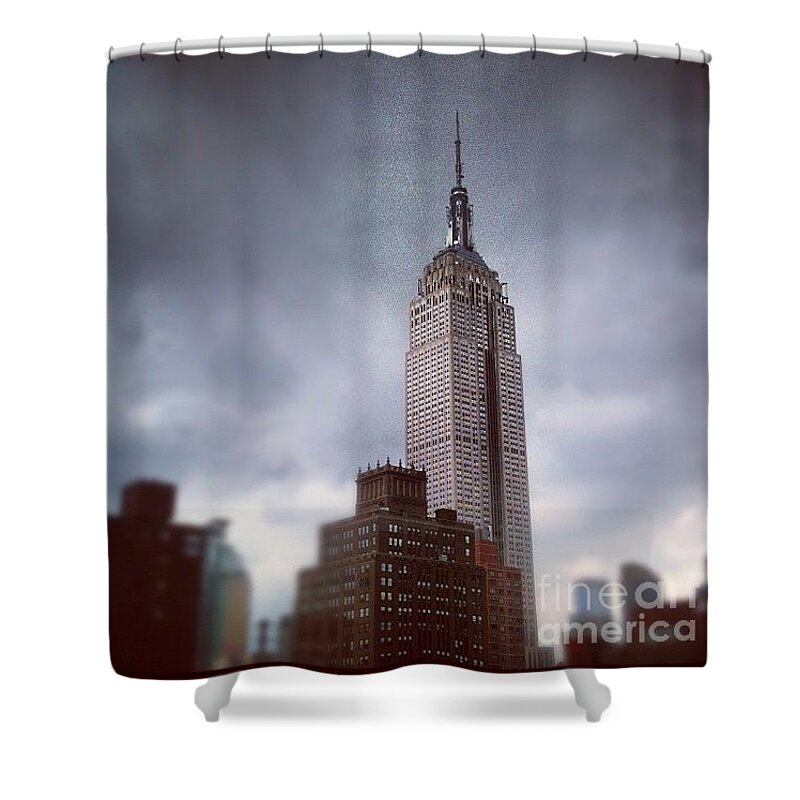 Empire State Building Shower Curtain featuring the photograph My Heart by Denise Railey