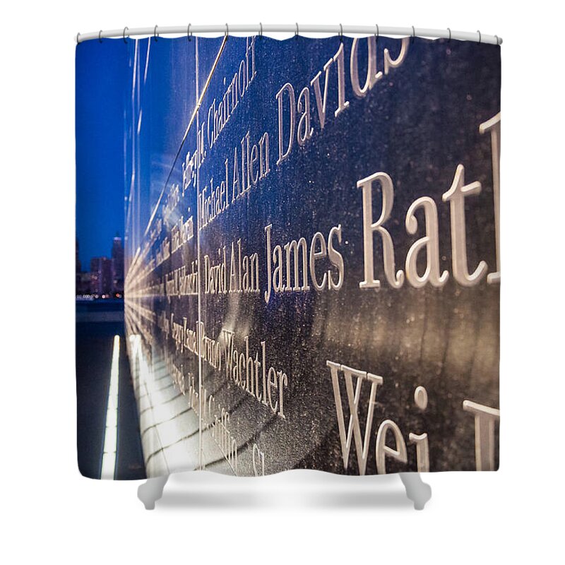 New Jersey Shower Curtain featuring the photograph Names by Kristopher Schoenleber