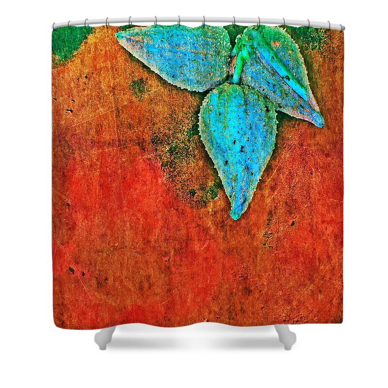 Texture Shower Curtain featuring the digital art Nature Abstract 11 by Maria Huntley